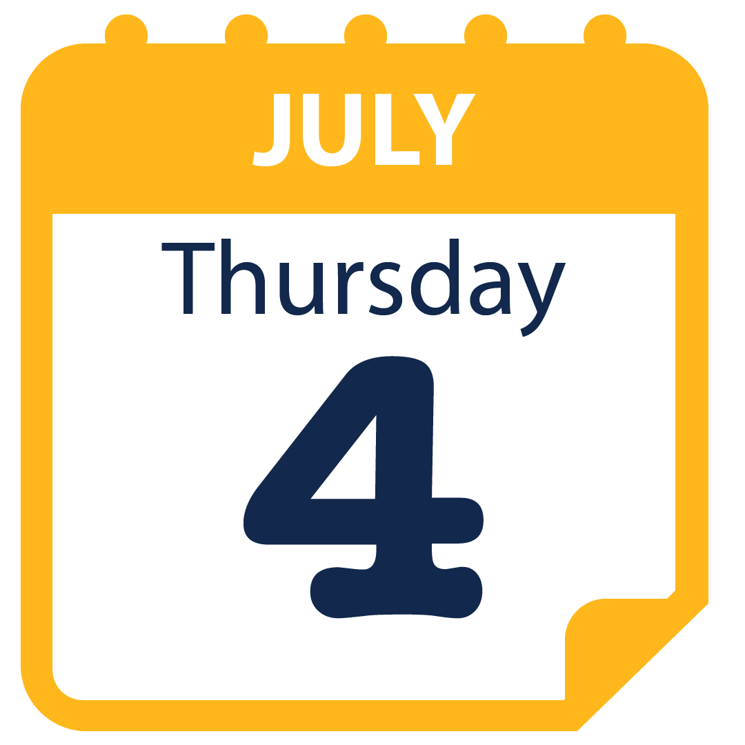 Holiday Hours WaterStone Bank   Calendar Icon July4 2024 0 