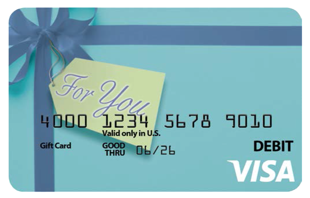 Prepaid Visa Gift Card, Visa debit cards